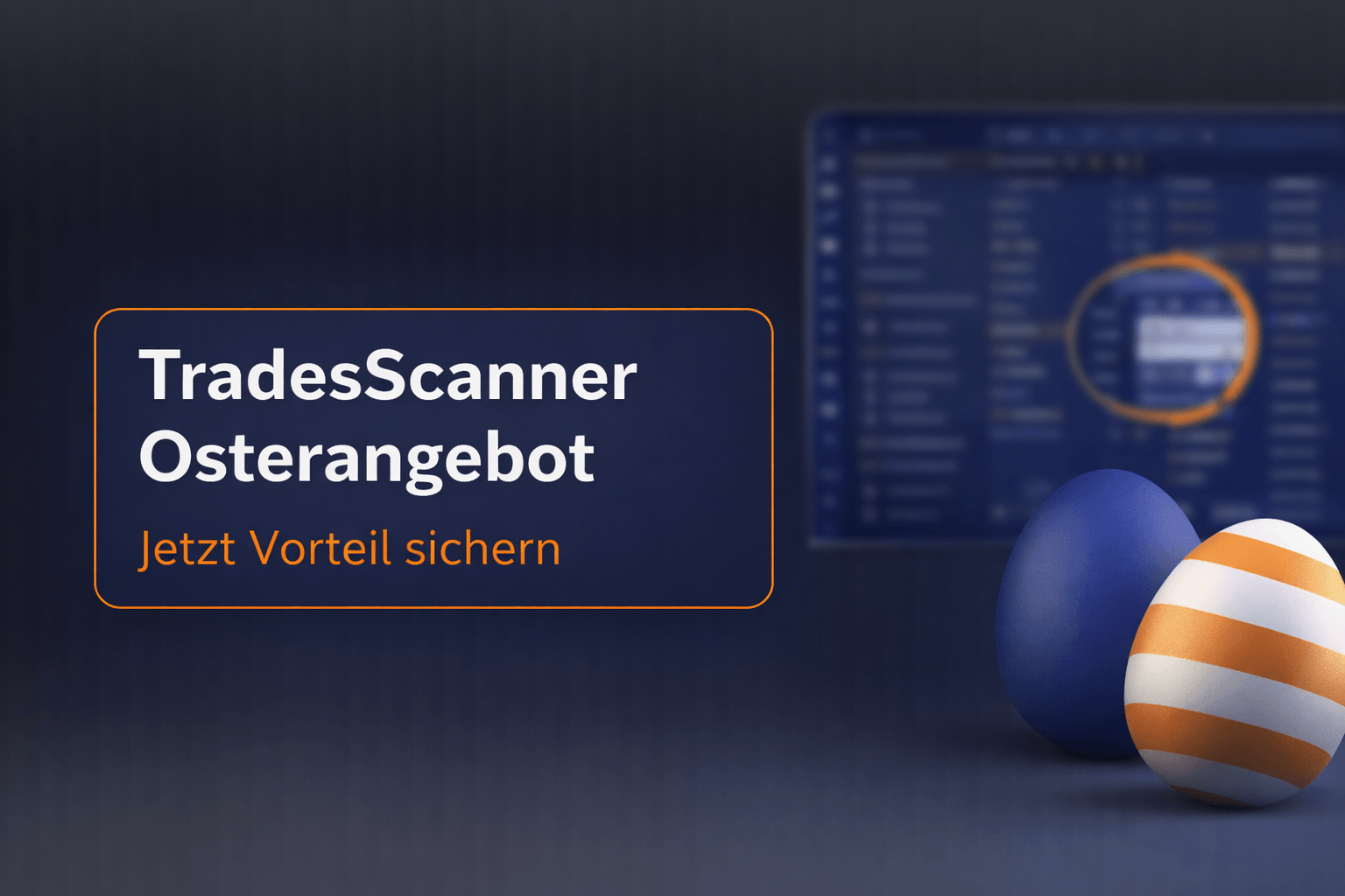TradesScanner Osterangebot 20% Rabatt