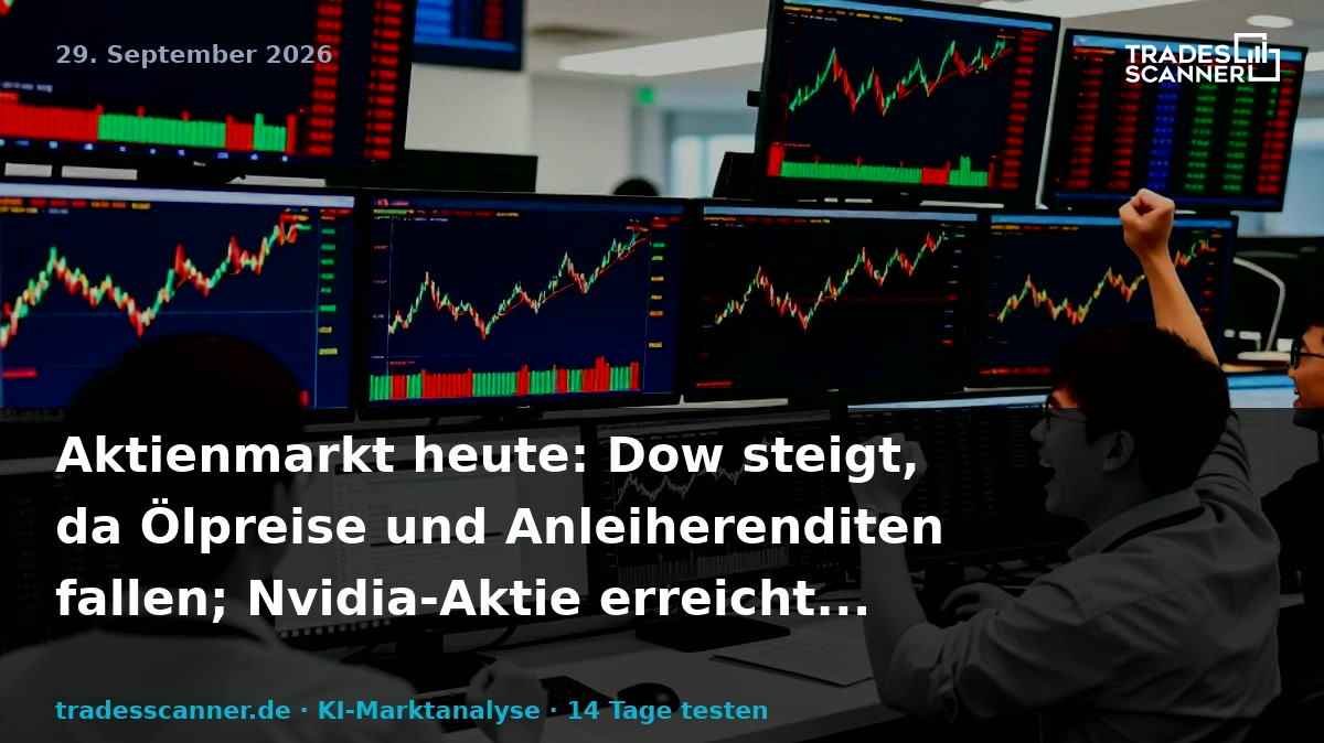 Stock Market Today: Dow Rises As Oil Prices, Treasury Yields Fall; Nvidia Stock Hits Buy Point (Live Coverage)