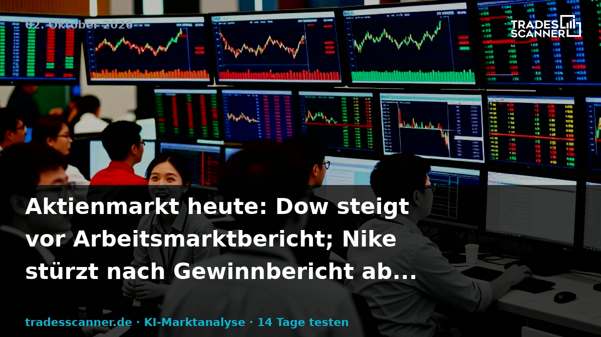 Stock Market Today: Dow Rises Ahead Of Jobs Report; Nike Plunges On Earnings (Live Coverage)