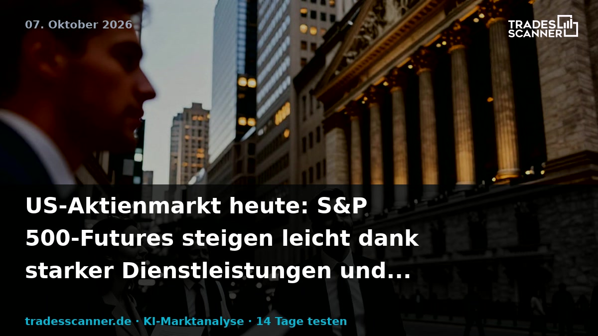 US Stock Market Today: S&amp;P 500 Futures Edge Higher On Firm Services And Inflation Jitters