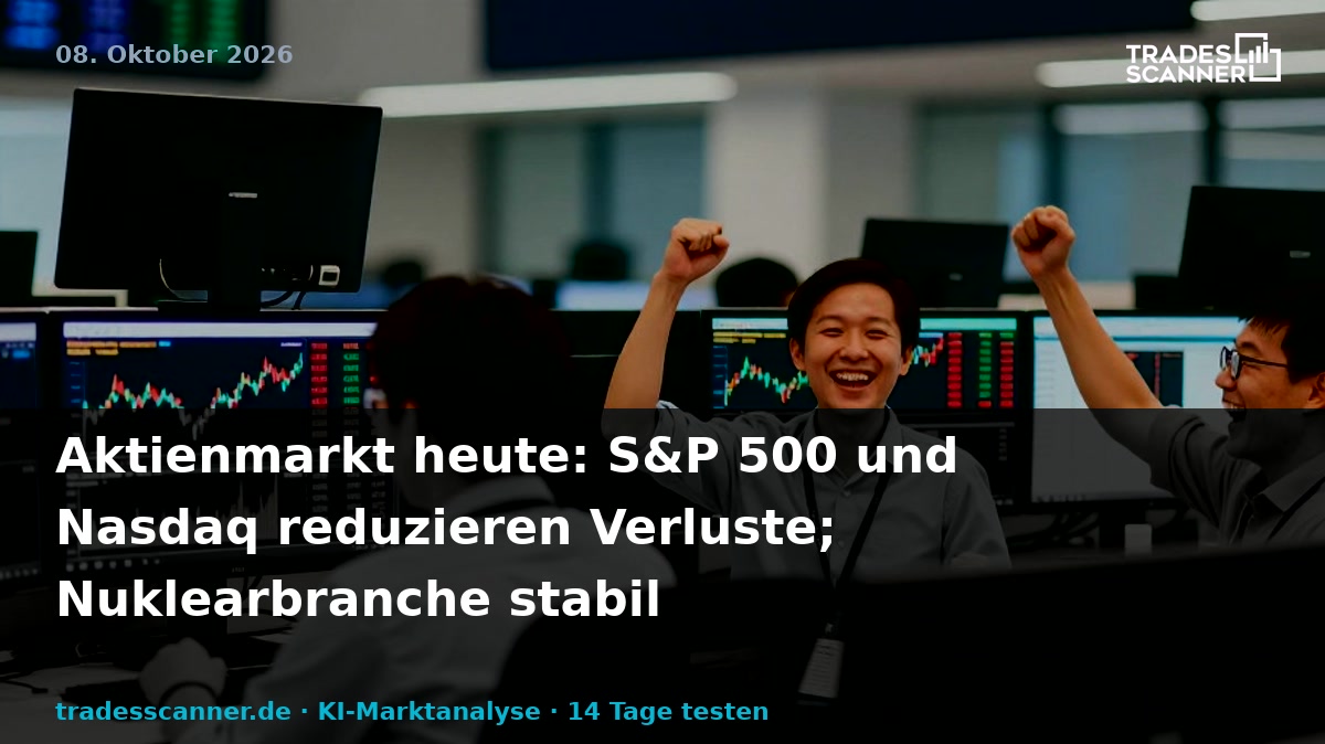 Stock Market Today: S&amp;P 500, Nasdaq Cut Losses; Nuclear Play Holds Firm