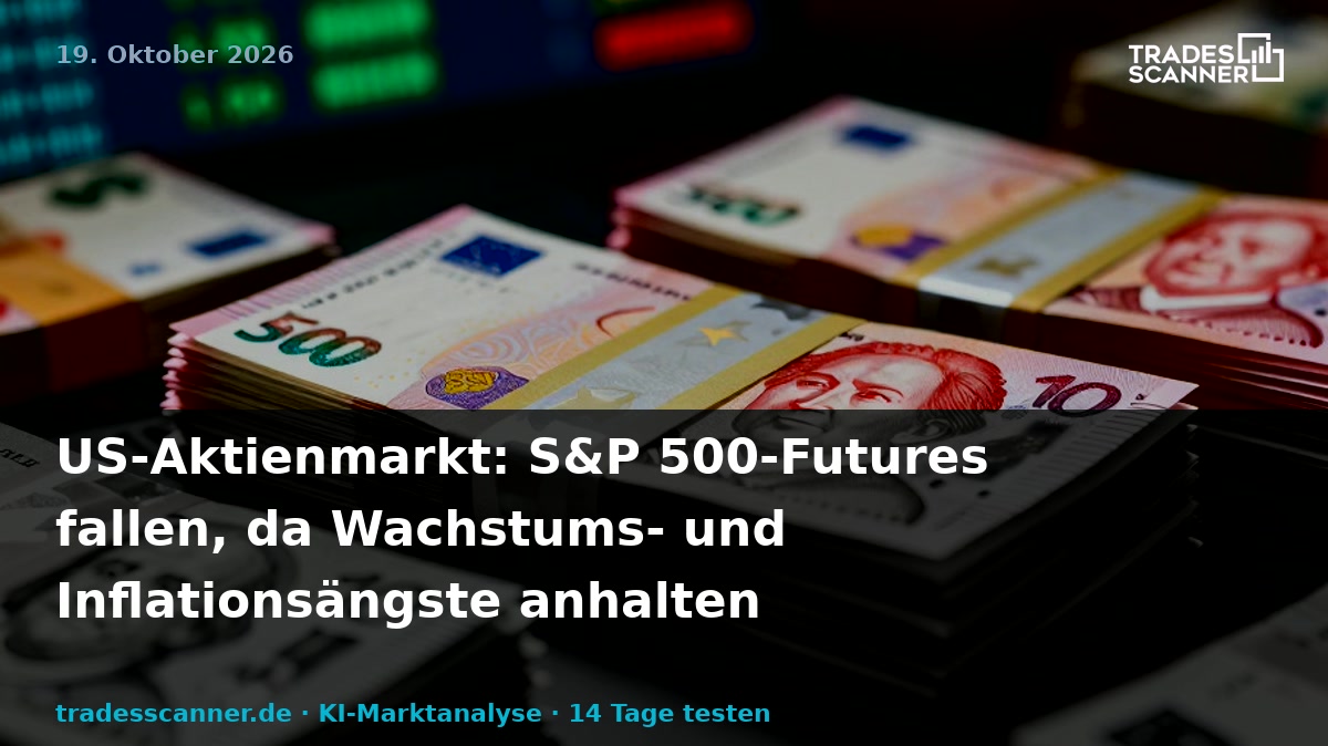 US Stock Market Today S&amp;P 500 Futures Slip As Growth And Inflation Jitters Linger