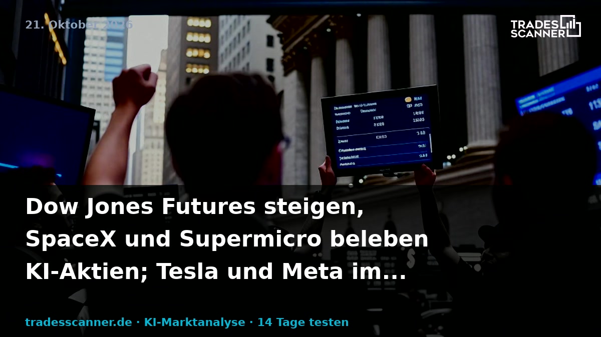 Dow Jones Futures Rise, SpaceX, Supermicro Revive AI Stocks; Tesla, Meta On Deck