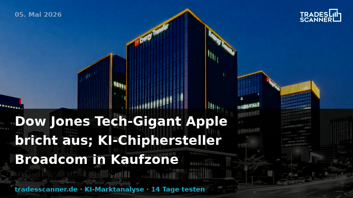 Dow Jones Tech Titan Apple Breaks Out; AI Chipmaker Broadcom In Buy Zone