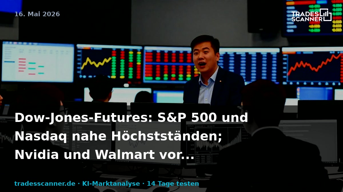 Dow Jones Futures: S&amp;P 500, Nasdaq Hold Near Highs; Nvidia, Walmart Earnings Loom