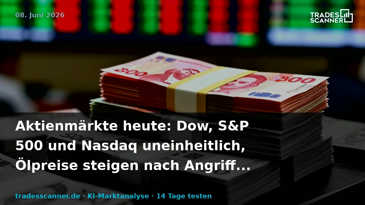 Stock market today: Dow, S&amp;P 500, Nasdaq futures mixed as oil rises after Iran and Israel exchange strikes