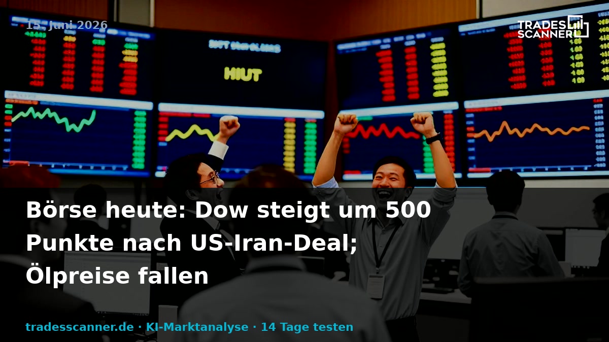 Stock Market Today: Dow Rallies 500 Points On U.S.-Iran Deal; Oil Prices Tumble (Live Coverage)