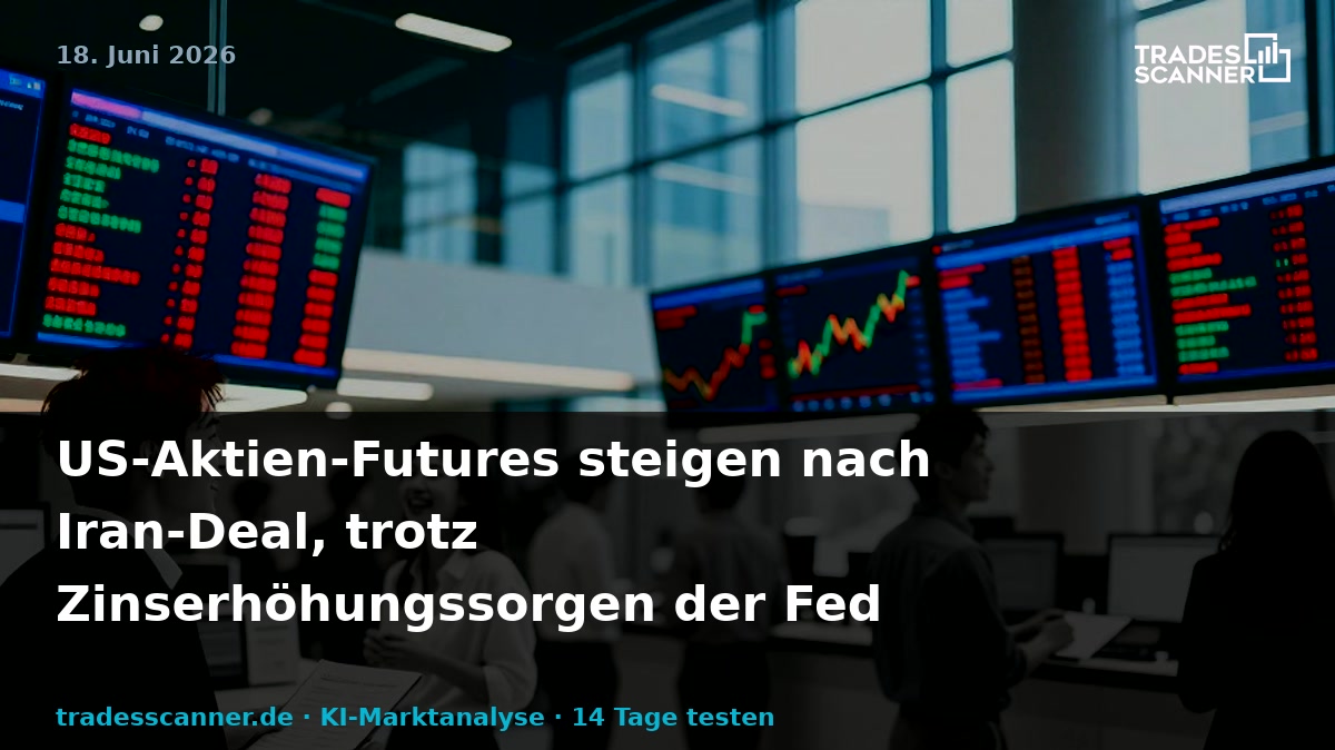U.S. stock futures rise after Iran deal, Fed rate hike fears