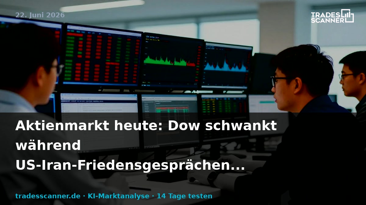 Stock Market Today: Dow Wavers Amid U.S.-Iran Peace Talks; SpaceX Stock Sells Off (Live Coverage)