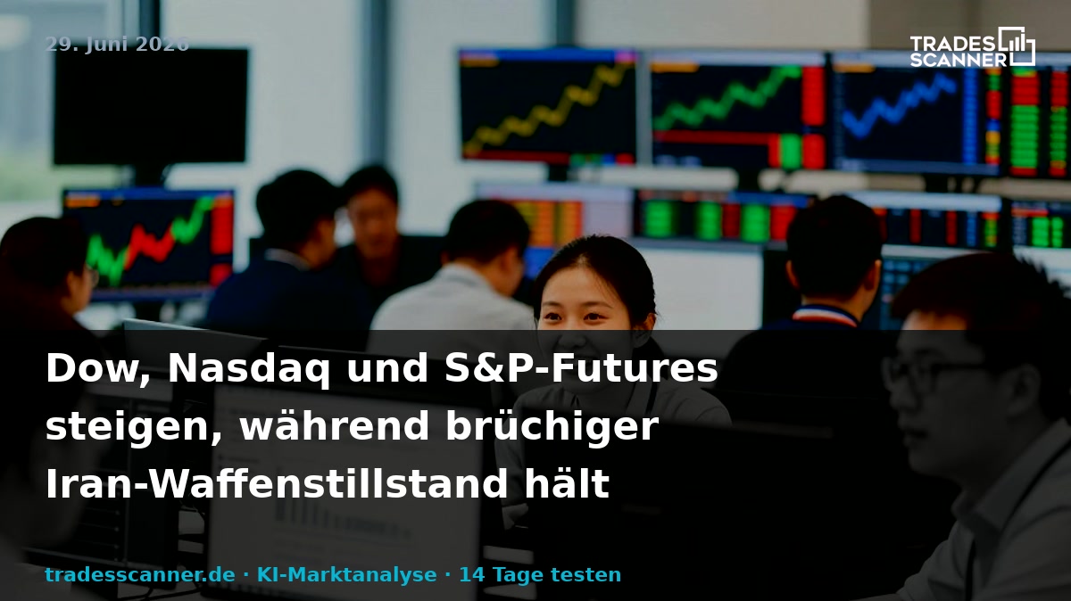 Dow, Nasdaq and S&amp;P stock futures point higher as uneasy Iran truce holds