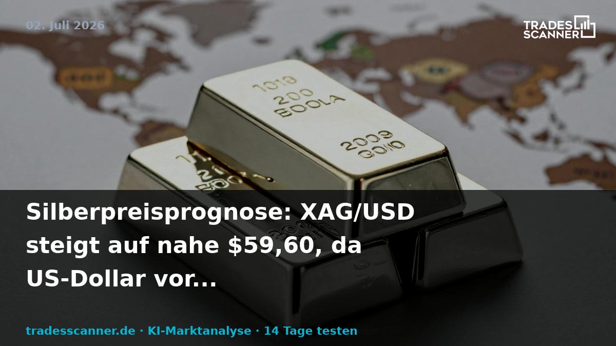 Silver Price Forecast: XAG/USD rises to near $59.60 as US Dollar slumps ahead of US NFP data