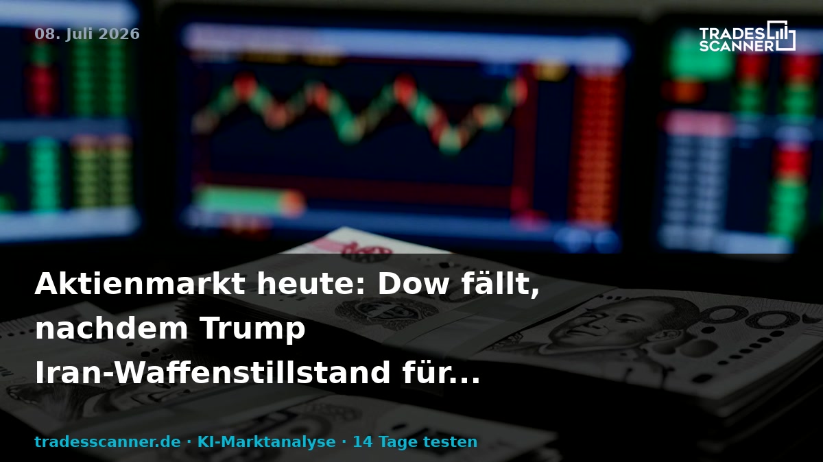 Stock Market Today: Dow Falls As Trump Declares Iran Ceasefire 'Over'; Micron, Sandisk Keep Losing (Live Coverage)