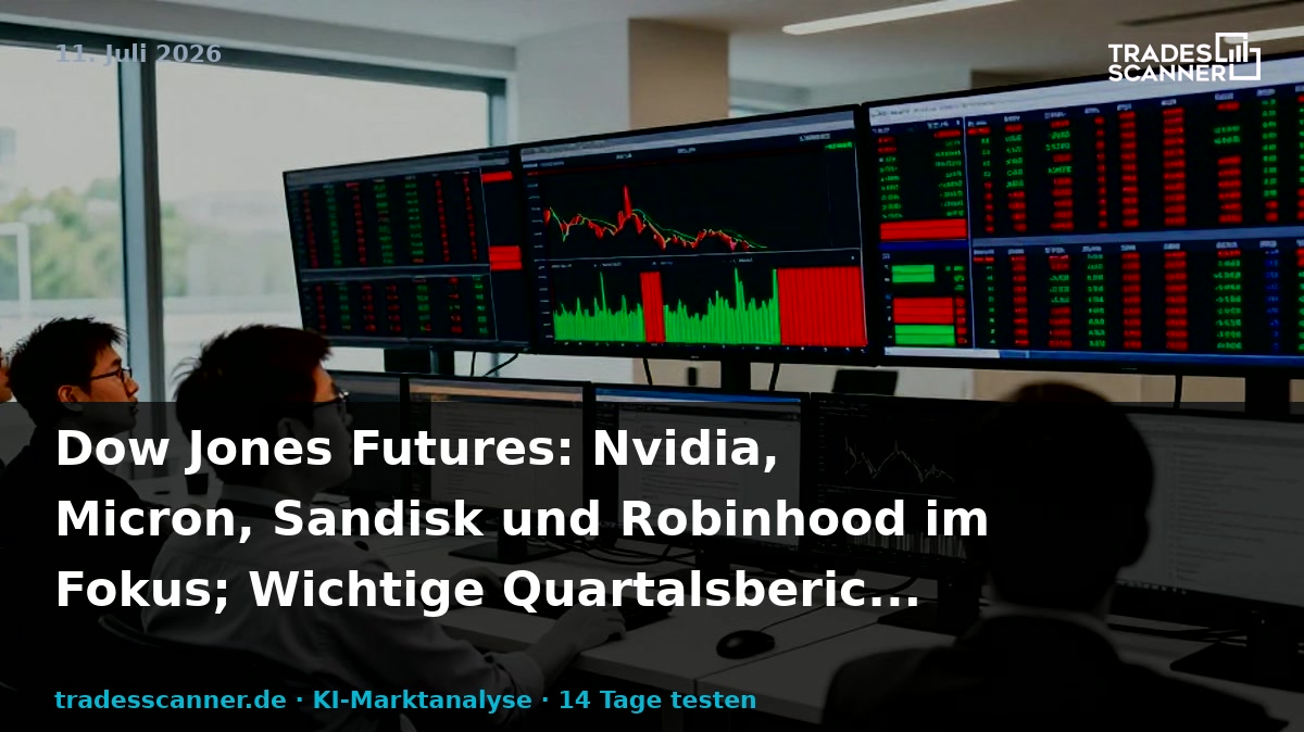 Dow Jones Futures: Watch Nvidia, Micron, Sandisk, Robinhood As Market Sets Up; Big Earnings Due
