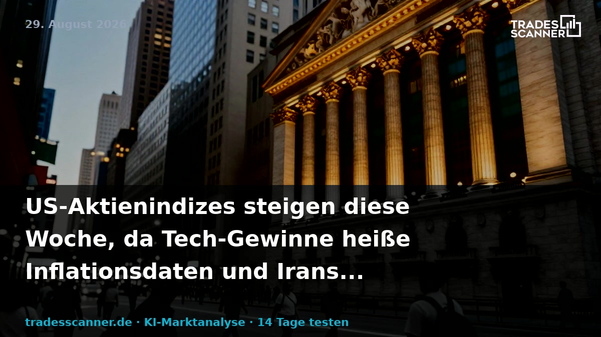 US Equity Indexes Rise This Week as Tech Gains Outweigh Hot Inflation Print, Iran's Economic D-Day
