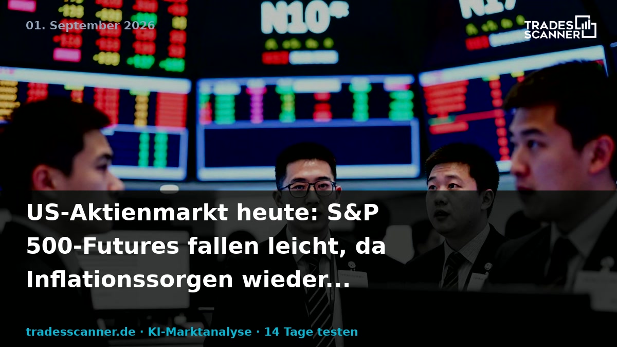 US Stock Market Today: S&amp;P 500 Futures Edge Lower As Inflation Concerns Resurface