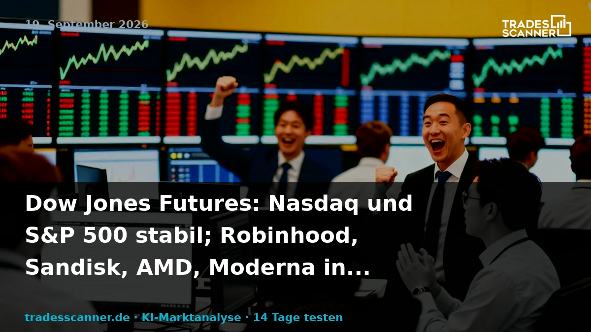 Dow Jones Futures: Nasdaq, S&amp;P 500 Hold; Robinhood, Sandisk, AMD, Moderna Surge Into Buy Areas
