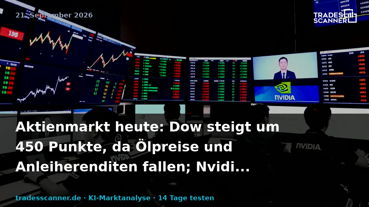 Stock Market Today: Dow Rallies 450 Points As Oil Prices, Treasury Yields Fall; Nvidia Extends Gains (Live Coverage)