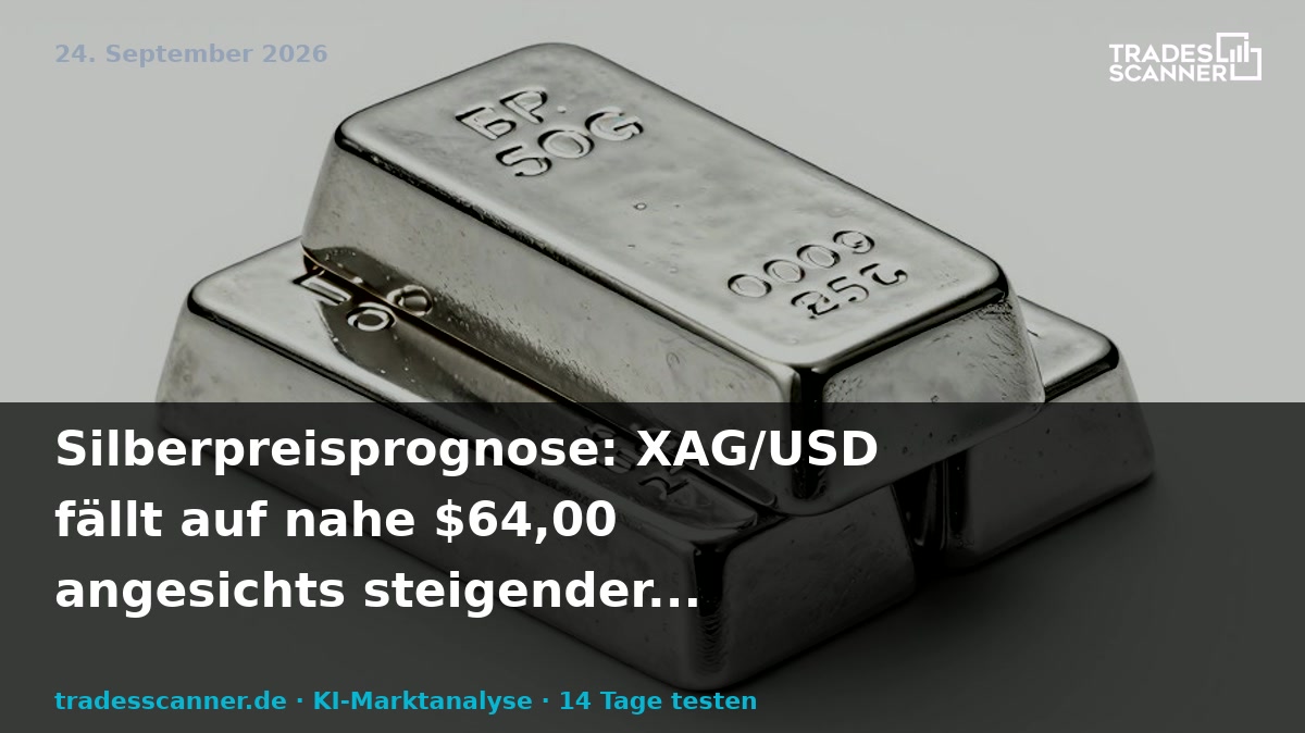 Silver Price Forecast: XAG/USD falls to near $64.00 amid rising Fed rate hike odds
