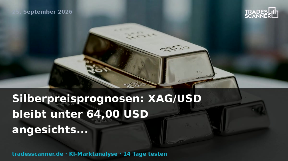 Silver Price Forecasts: XAG/USD holds below $64.00 amid Fed hiking bets, higher yields